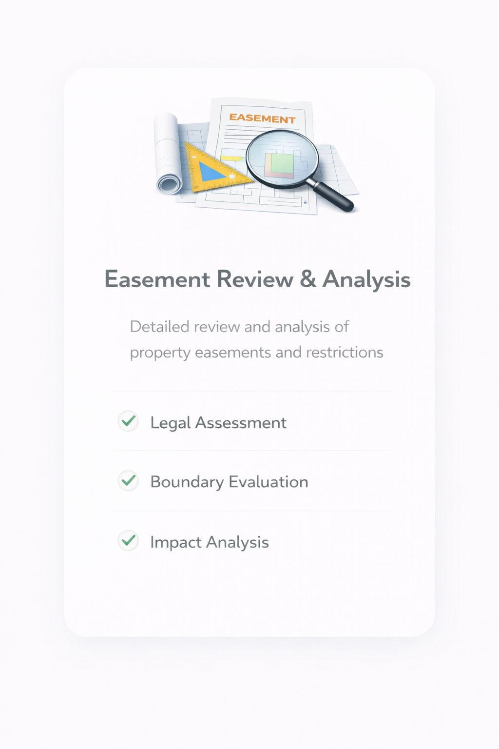 Easement Review & Analysis